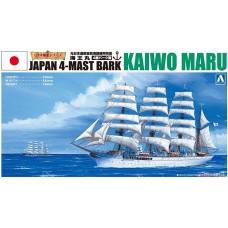 Сборная модель 1:350 AOSHIMA 04213 четырехмачтовый барк KAIWO MARU