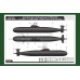 Сборная модель 1:350 Hobby Boss 83529 подводная лодка проекта 671РТМ 'Щука'