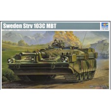 Сборная модель TRUMPETER 1:35 00310 Шведский безбашенный танк Strv-103C MBT